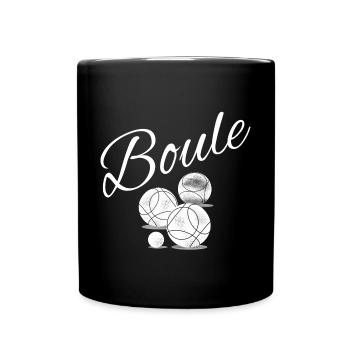 Boule Balls Pétanque Pétanque Boule Boule Bouler - Mug uni - noir - Devant