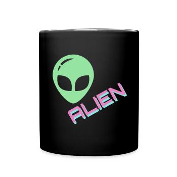 extraterrestre - Mug uni - noir - Devant