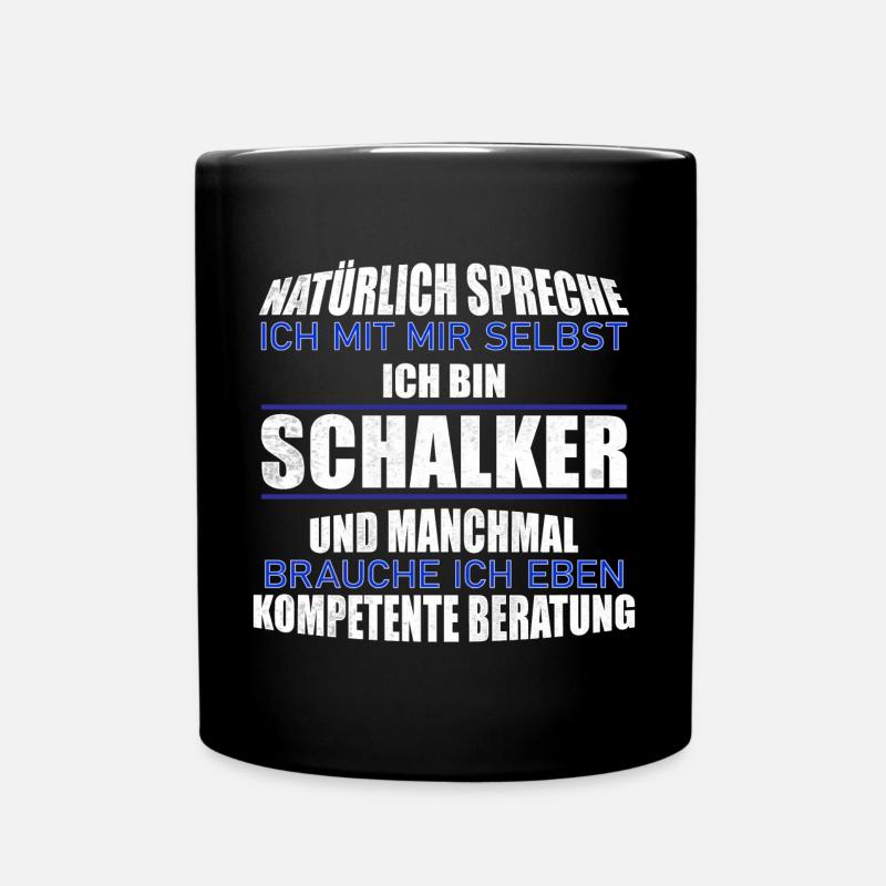 Schalker Beratung Geschenkidee - Tasse einfarbig - Schwarz