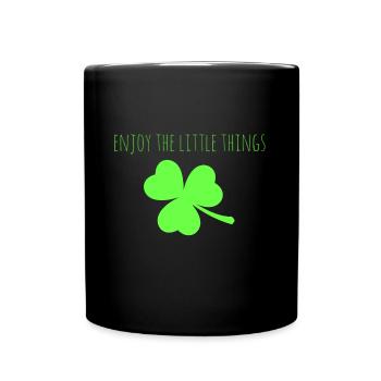profiter des petites choses - Mug uni - noir - Devant