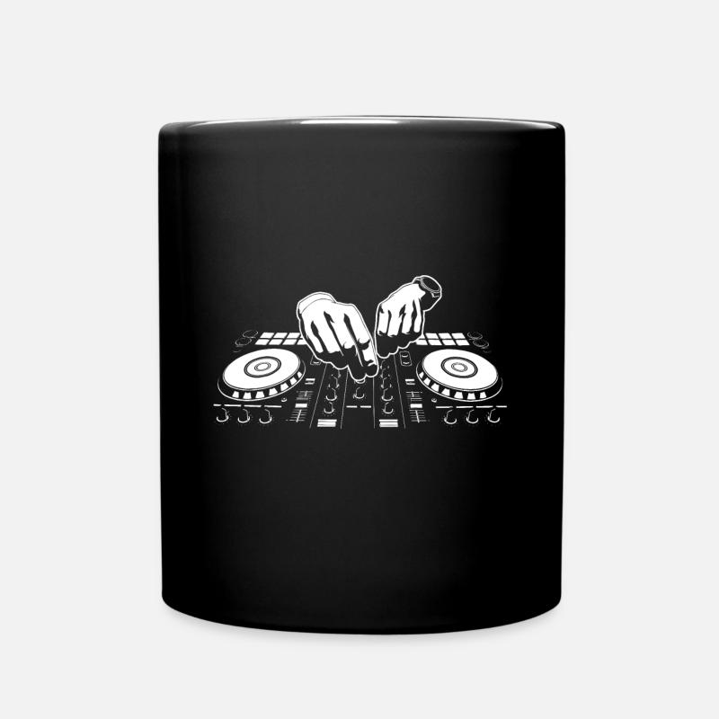DJ - Tasse einfarbig - Schwarz