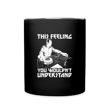 DJ mixer - Full Colour Mug - black - Front