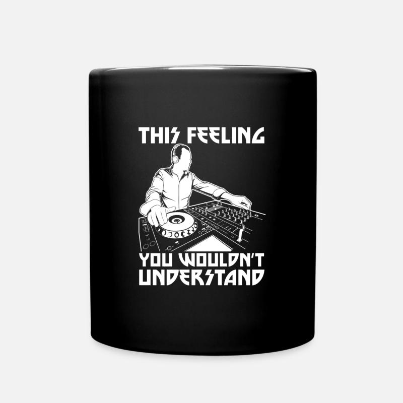 DJ mixer - Full Colour Mug - black