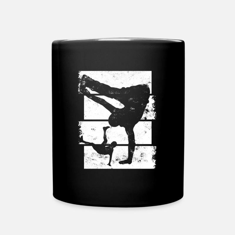 Breakdancer - Tasse einfarbig - Schwarz