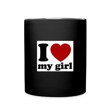 Petite amie - Mug uni - noir - Devant