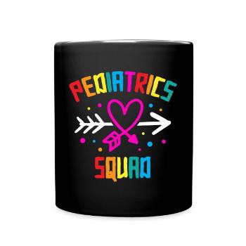 Pediatrics Squad Nurse Medical Care Kinder Geschenk - Tasse einfarbig - Schwarz - Vorne