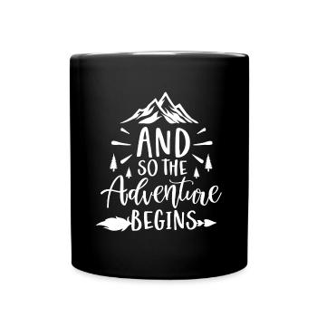 Et donc l'aventure commence - Mug uni - noir - Devant