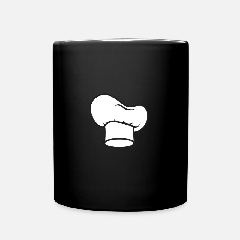 Kochmütze Chefkoch Chef - Tasse einfarbig - Schwarz