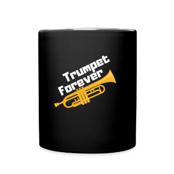 Trumpet Forever Trumpet Forever - Mug uni - noir - Devant