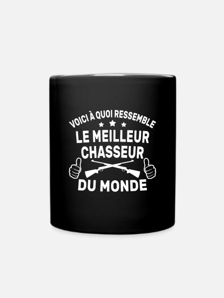 Voici à quoi ressemble le chasseur du monde - Mug uni - noir