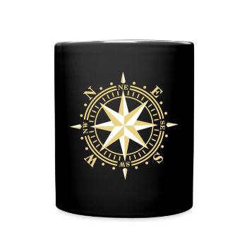 wind rose - Full Colour Mug - black - Front