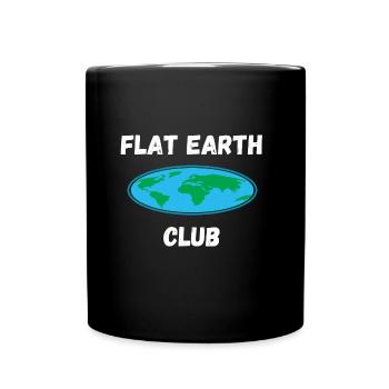 Flat Earth Club - Mug uni - noir - Devant