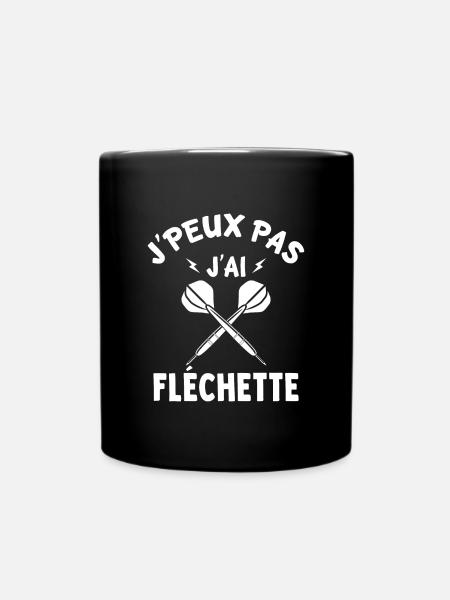 J'peux pas j'ai fléchette - Mug uni - noir