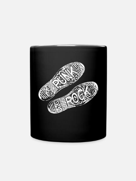 Punk rock punk rock grunge rock musique musique punk - Mug uni - noir