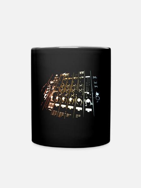 DISC JOCKEY - Full Colour Mug - black