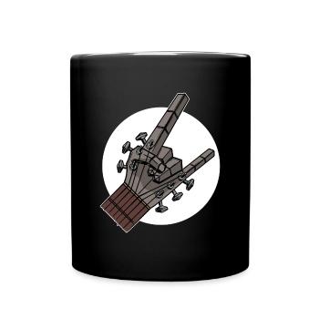 Guitar rock music rock guitar hard rock rock music - Full Colour Mug - black - Front