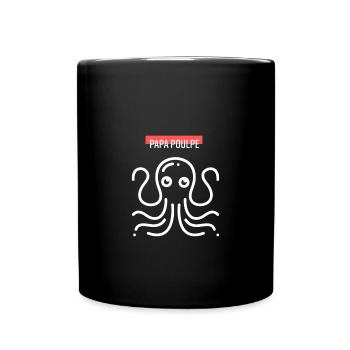 Design Octopus Papa Poulpe Original - Mug uni - noir - Devant