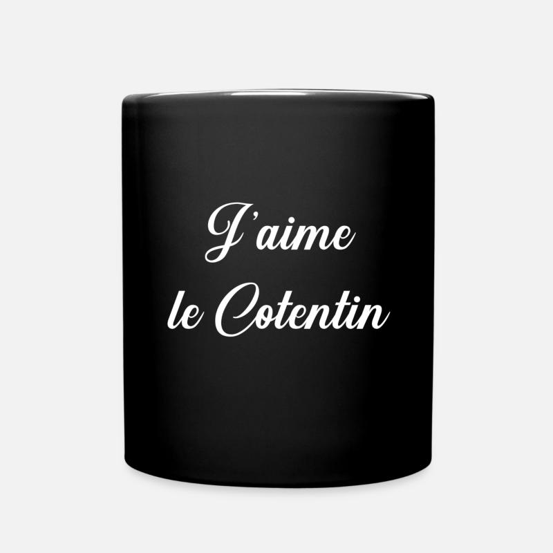 Ich liebe Cotentin - Tasse einfarbig - Schwarz