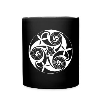 Nature symbol - Full Colour Mug - black - Front