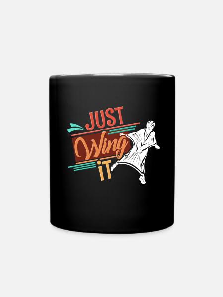 Wingsuit - Tasse einfarbig - Schwarz