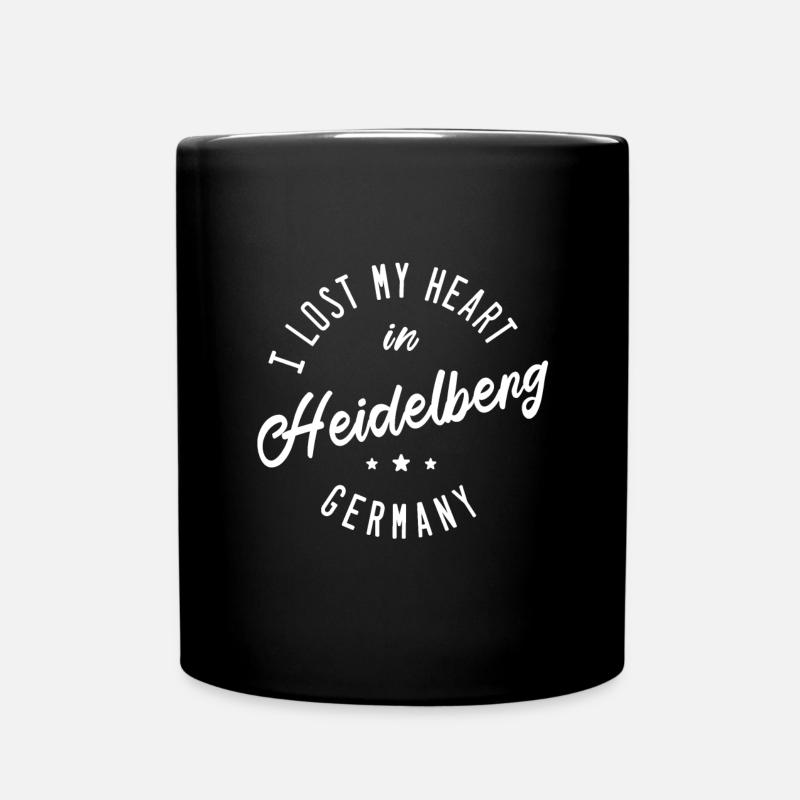 Heidelberg - Tasse einfarbig - Schwarz