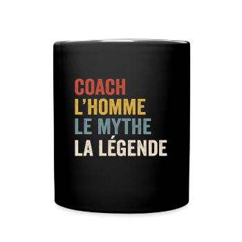 Coach l'homme le mythe la légende - Mug uni - noir - Devant