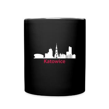 Katowice Poland Capital City Skyline Katowice Pols - Full Colour Mug - black - Front