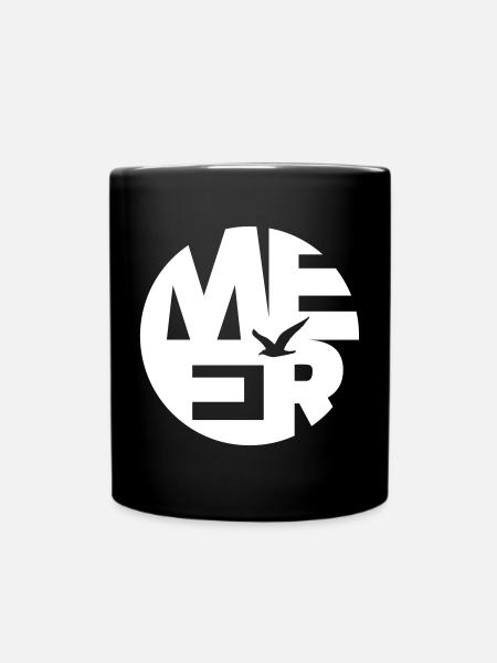 MEER RUND - Tasse einfarbig - Schwarz
