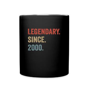 Legendary since 2000 - Full Colour Mug - black - Front