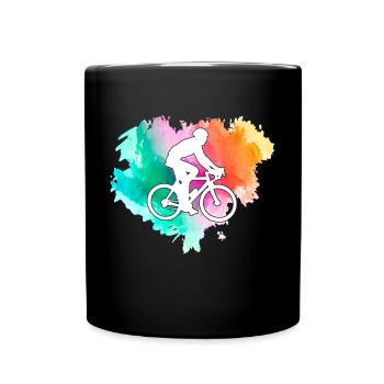 Vélo vélo vélo vélo vélo - Mug uni - noir - Devant