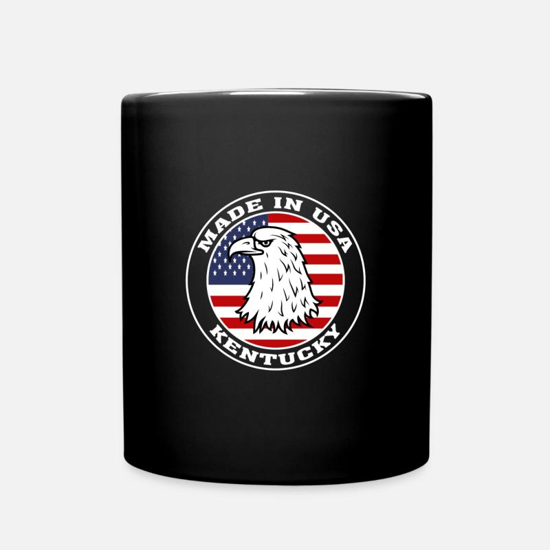 Kentucky State USA Flagge Kentucky Amerika - Tasse einfarbig - Schwarz