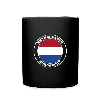 Dordrecht Pays-Bas Drapeau Dordrecht Hollande - Mug uni - noir - Devant