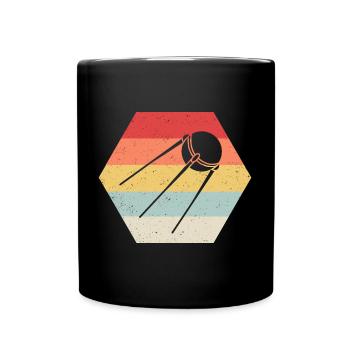 Spoutnik URSS URSS Union soviétique satellite spatial - Mug uni - noir - Devant