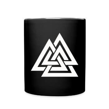 Valknut Vikings - Full Colour Mug - black - Front