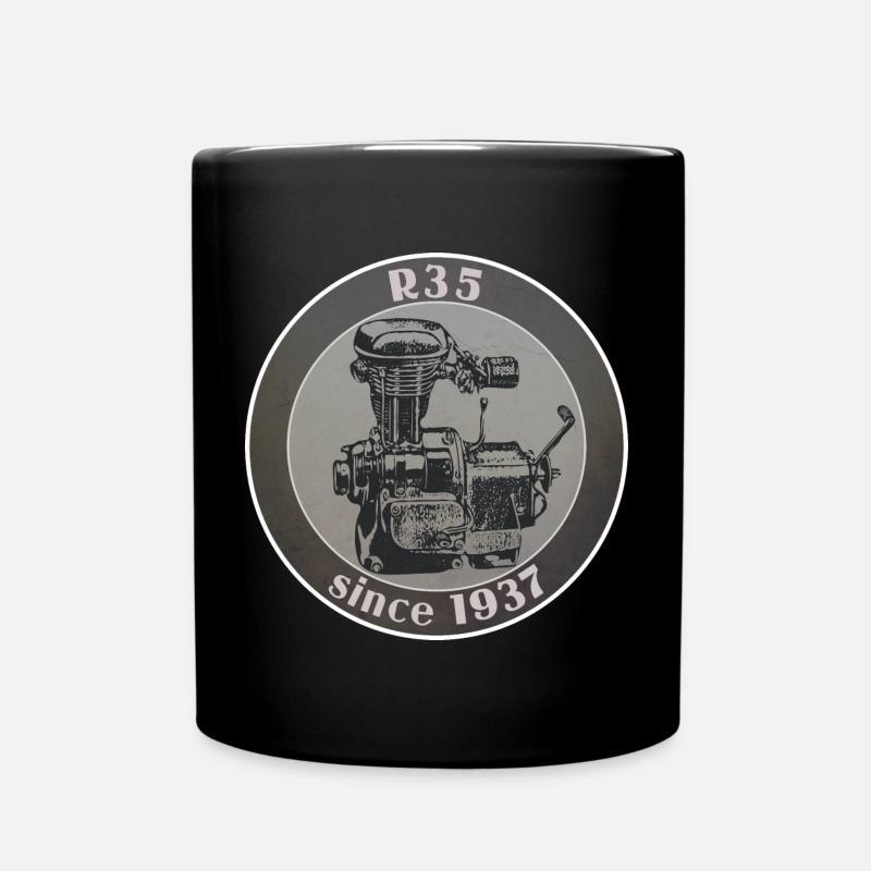 R35 since 1937 - Tasse einfarbig - Schwarz