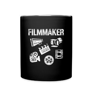 Filmemacher - Tasse einfarbig - Schwarz - Vorne