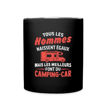 the best motorhomes - Full Colour Mug - black - Front