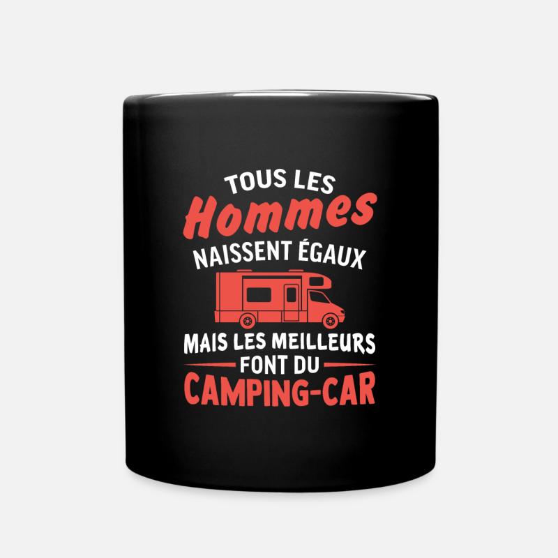 les meilleurs font du camping-car - Mug uni - noir