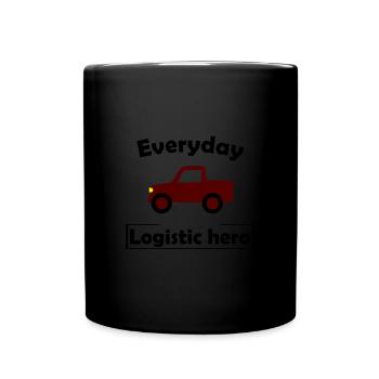 Transport et Logistique - Mug uni - noir - Devant
