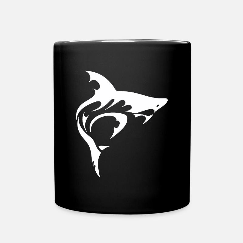 Requin - Mug uni - noir