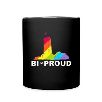 BI PROUD - Tasse einfarbig - Schwarz - Vorne