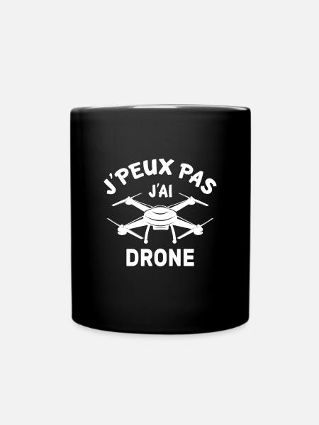 J'peux pas j'ai drone - Mug uni - noir