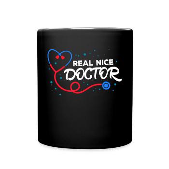 Docteur Médecin spécialiste Interne Médecin d’urgence Profession - Mug uni - noir - Devant