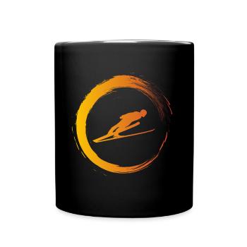 Ski jumping - Full Colour Mug - black - Front