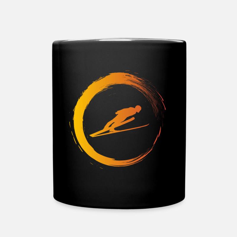 Saut à ski - Mug uni - noir