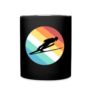 Ski jumping - Full Colour Mug - black - Front