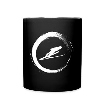 Ski jumping - Full Colour Mug - black - Front