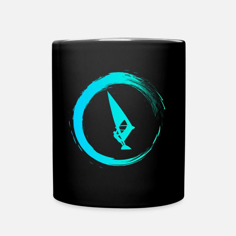 Planche à voile - Mug uni - noir