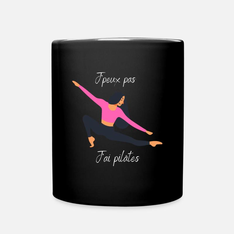 J'peux pas j'ai pilâtes - Mug uni - noir