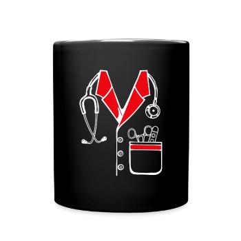 Médecin Médecin médecin spécialiste médecin de famille Médecin de famille Urgences - Mug uni - noir - Devant